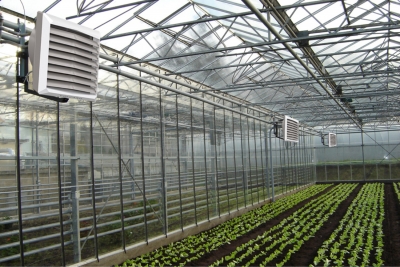 Тепловентилятор водяной Volcano VR AC VTS (Польша), стандартный двигатель