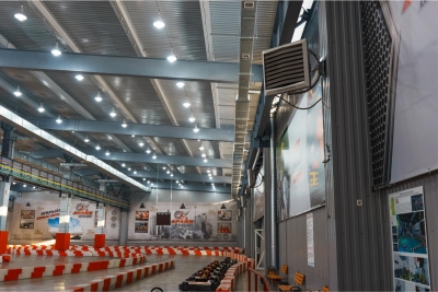 Тепловентилятор водяной Volcano VR EC VTS (Польша), энергоэффективный двигатель