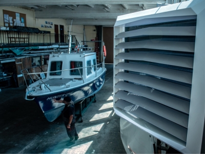 Тепловентилятор водяной Volcano VR EC VTS (Польша), энергоэффективный двигатель