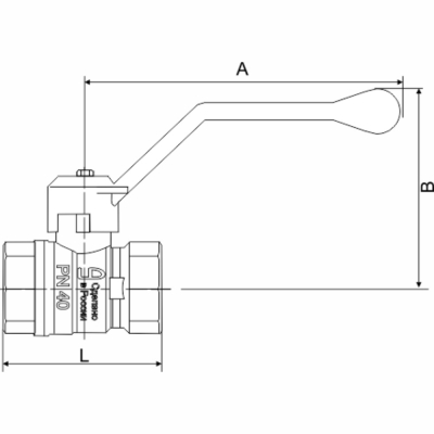 Кран шаровой латунный LD Pride (Россия) ВР-ВР для газа